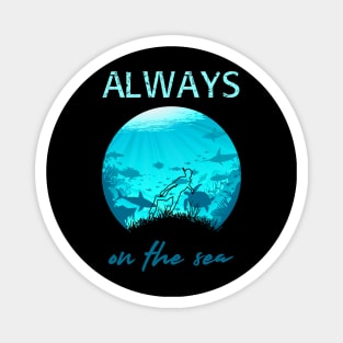 Always on the sea - Snorkeling Magnet